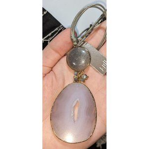 J.Jill Agate Geode Slice Necklace